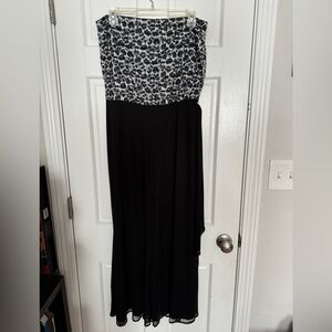 Dressbarn Animal Print Jumpsuit